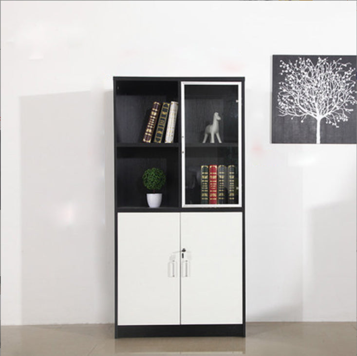 Industrial Vertical File Cabinet Locking Storage Wood File Cabinet for Home Office