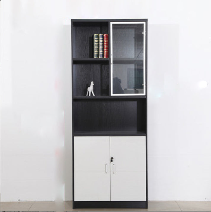 Industrial Vertical File Cabinet Locking Storage Wood File Cabinet for Home Office