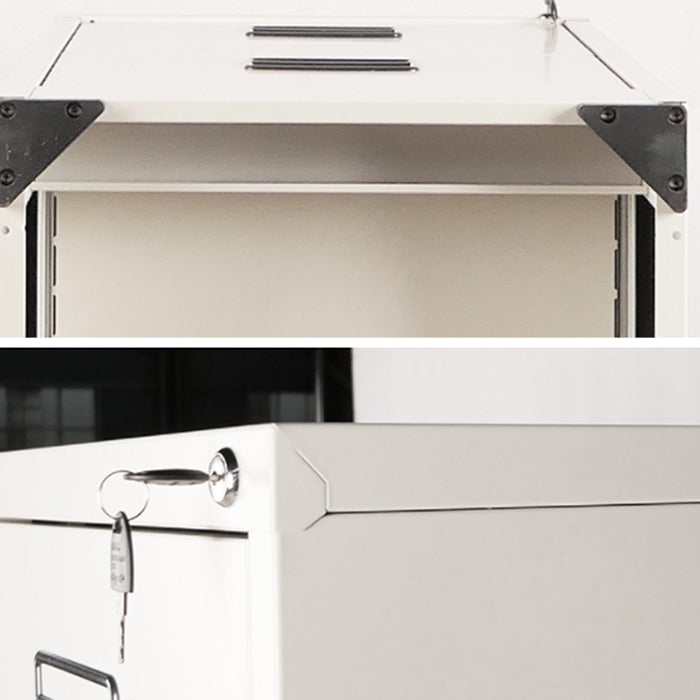 Contemporary Style File Cabinet Metal Filing Cabinet for Home Office