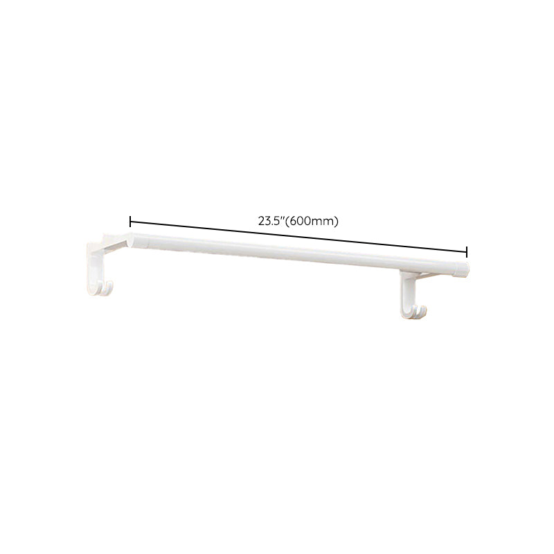 Modern Bathroom Hardware Set Towel Bar White Bath Shelf Bath Hardware Set