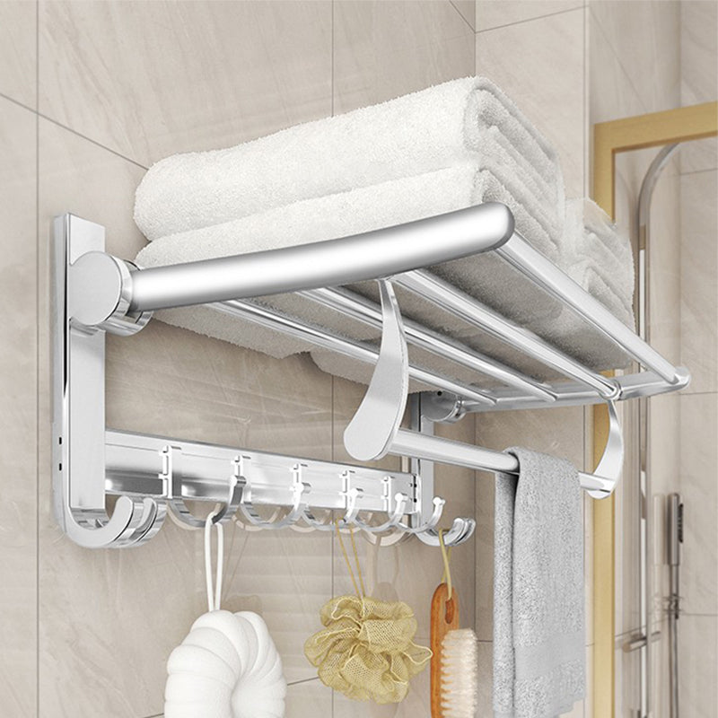 Modern Polished Chrome Bathroom Accessory Set Bath Shelf/Towel Bar/ Paper Holder Included