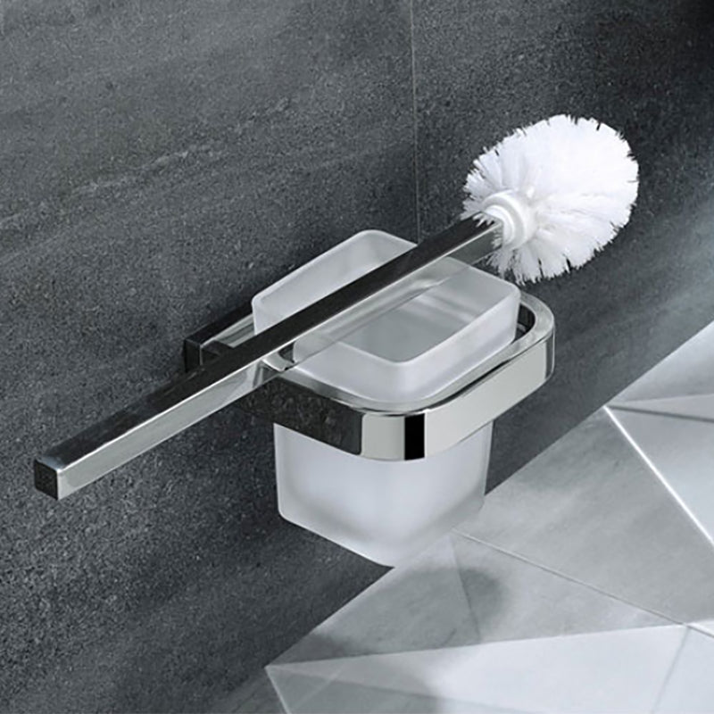 Polished Chrome Modern Bathroom Accessory Set in Stainless Steel Towel Bar/Soap Dish