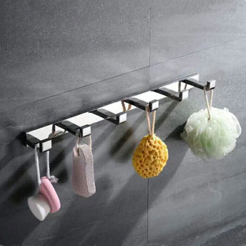 Polished Chrome Modern Bathroom Accessory Set in Stainless Steel Towel Bar/Soap Dish