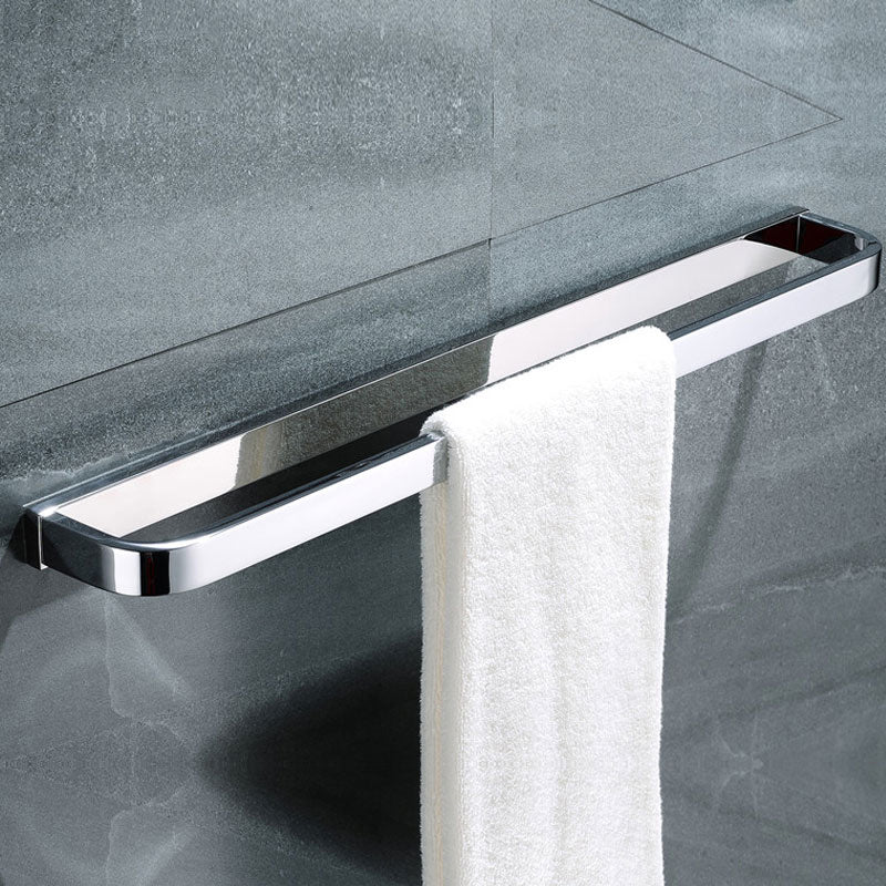 Polished Chrome Modern Bathroom Accessory Set in Stainless Steel Towel Bar/Soap Dish