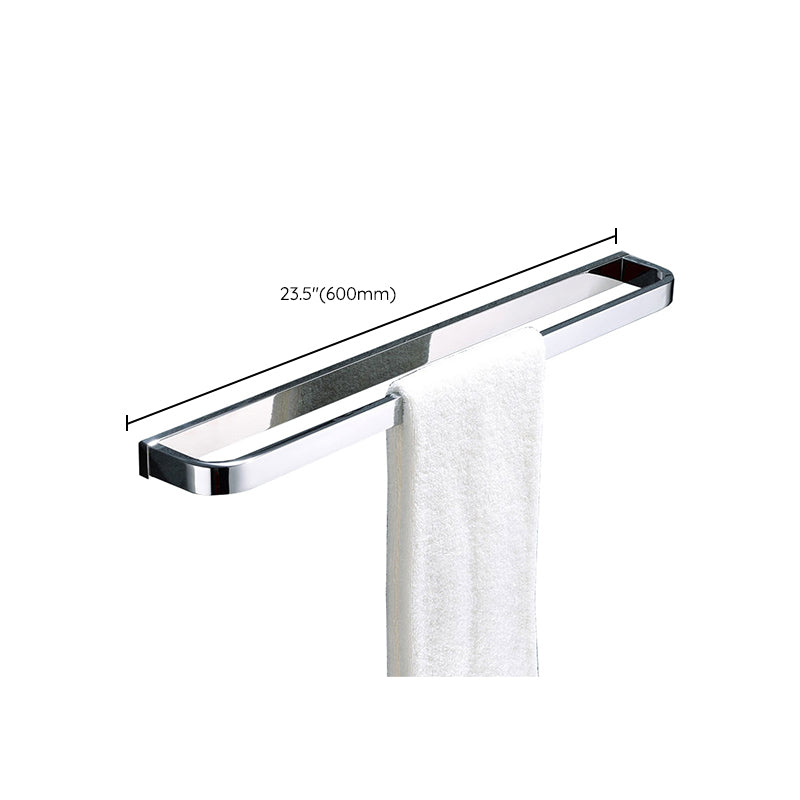 Polished Chrome Modern Bathroom Accessory Set in Stainless Steel Towel Bar/Soap Dish