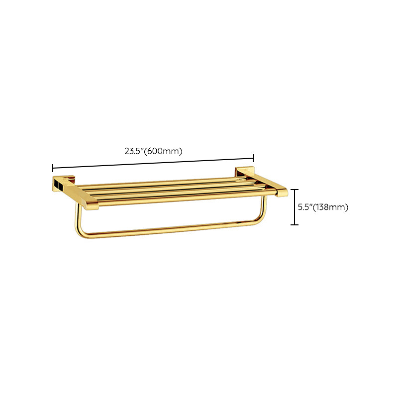 Modern Towel Bar Bathroom Hardware Set Bath Shelf Gold Bathroom Accessory Set