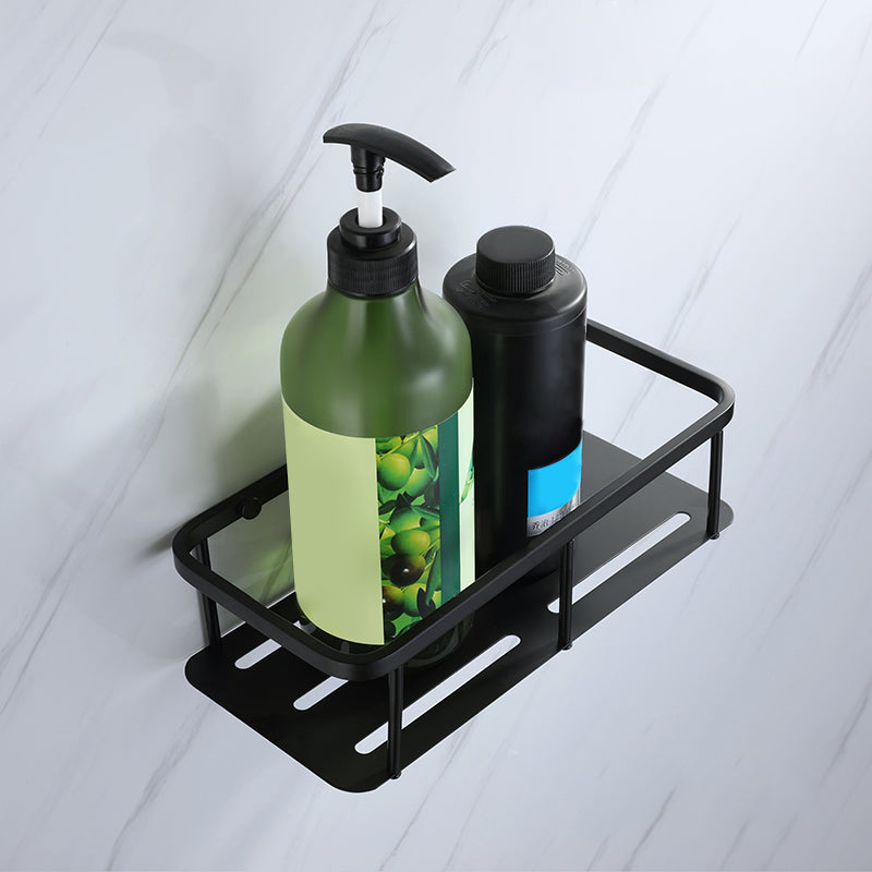 Modern Bathroom Hardware Set Bath Shelf Towel Bar Black Bath Hardware Set