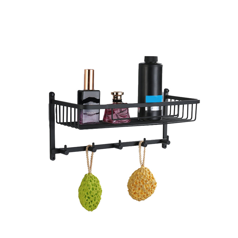 Modern Bathroom Hardware Set Bath Shelf Towel Bar Black Bath Hardware Set