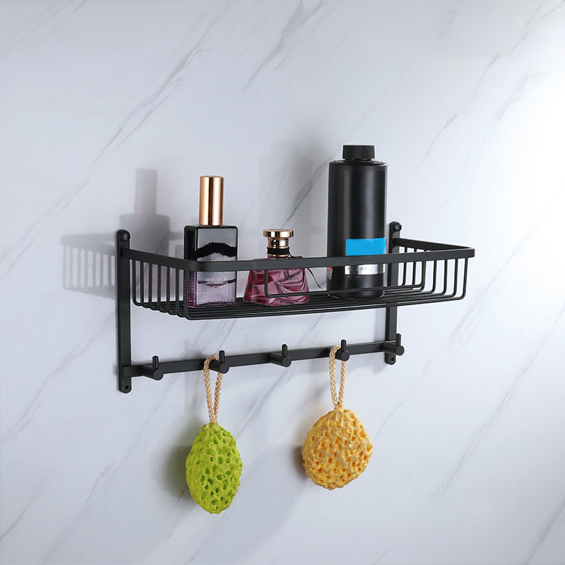 Modern Bathroom Hardware Set Bath Shelf Towel Bar Black Bath Hardware Set