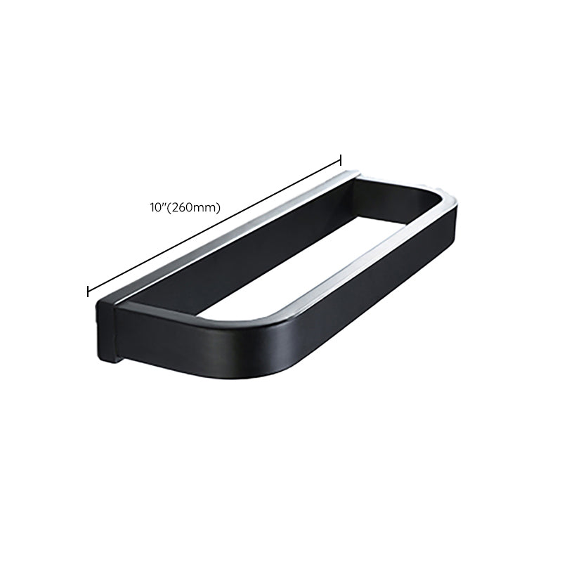 Modern Bathroom Hardware Set Bath Shelf Towel Bar Black Bath Hardware Set