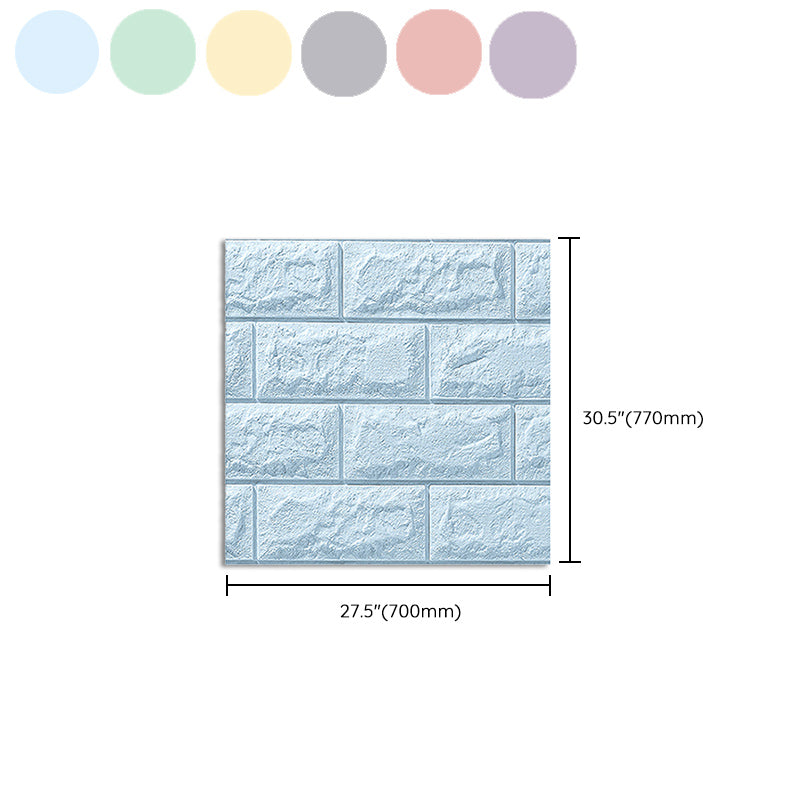 Modern Wall Tile PVC 3D Embossed Waterproof Wall Access Panel