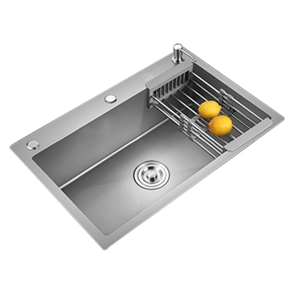 Modern Style Kitchen Sink Stainless Steel Kitchen Sink with Drain Strainer Kit