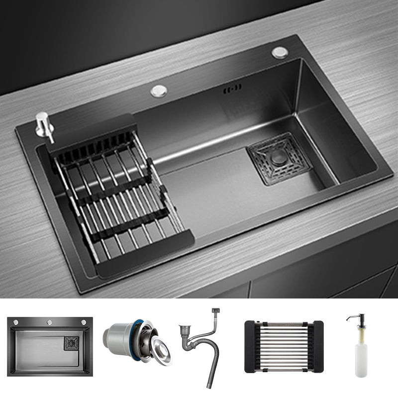 Modern Style Kitchen Sink Stainless Steel Noise-cancelling Design Kitchen Sink