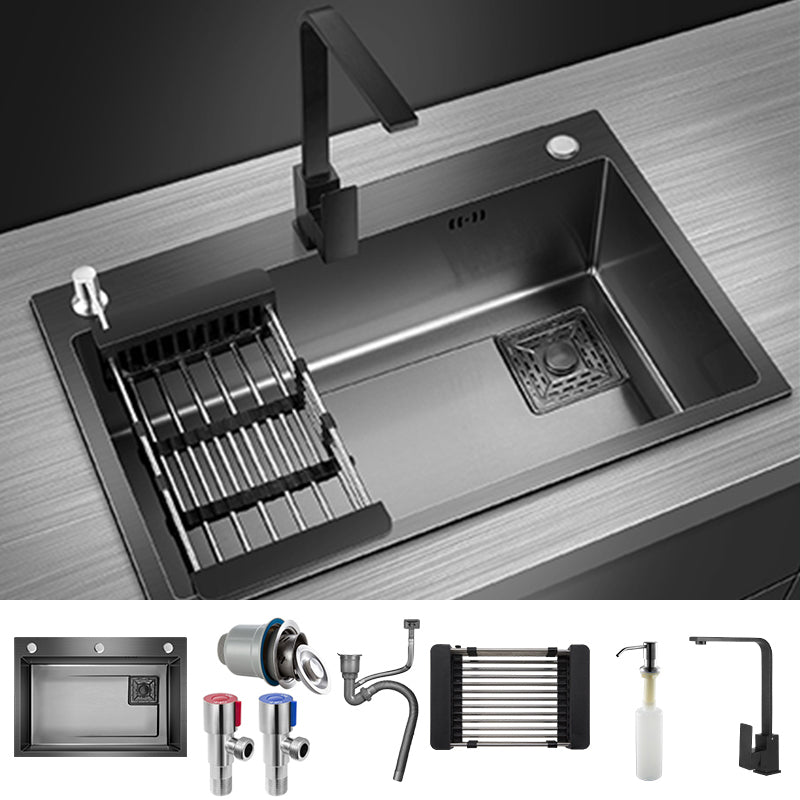 Modern Style Kitchen Sink Stainless Steel Noise-cancelling Design Kitchen Sink