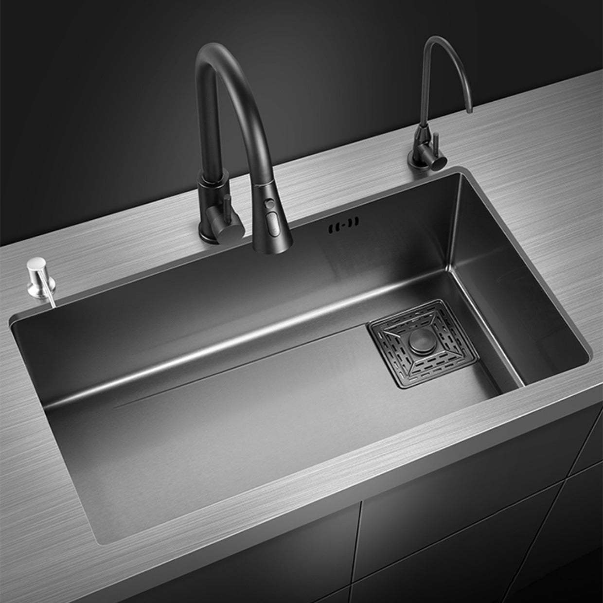 Modern Style Kitchen Sink Stainless Steel Noise-cancelling Design Kitchen Sink