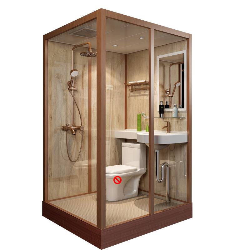 Sliding Doors Shower Stall with Base Included Framed Shower Stall in White