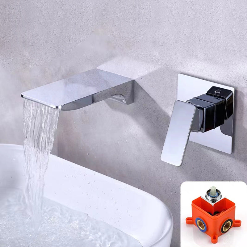 Wall Mounted Faucets Contemporary Single Handle Faucet for Bathroom