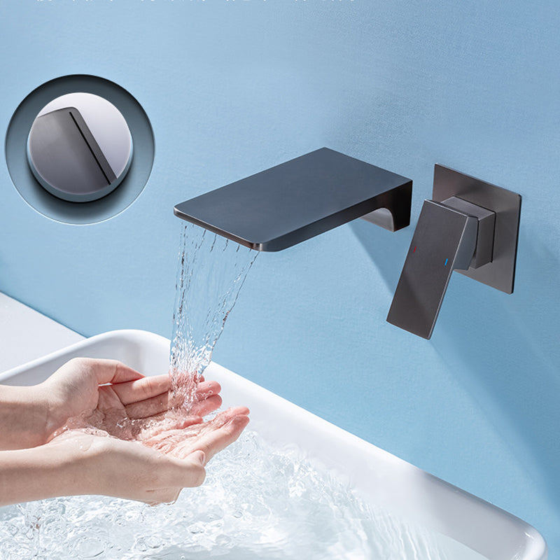 Wall Mounted Faucets Contemporary Single Handle Faucet for Bathroom