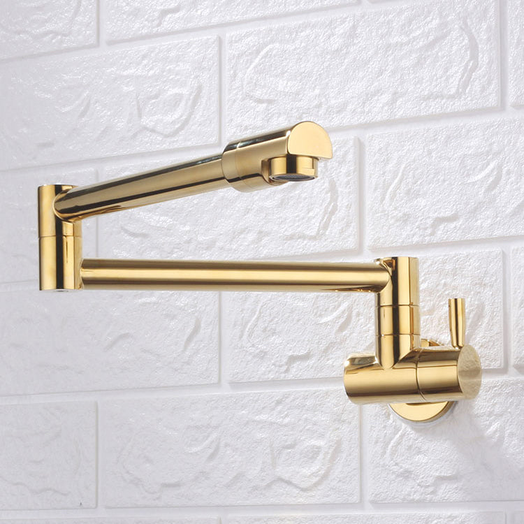 Modern Kitchen Sink Faucet Brass Lever Handles Pot Filler Kitchen Faucet