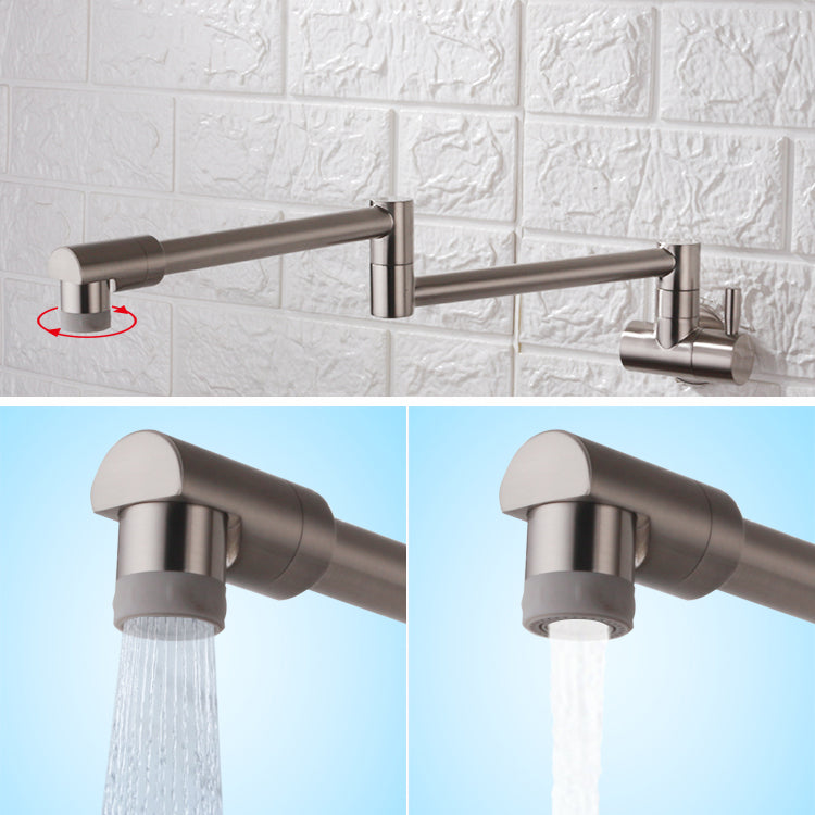 Modern Kitchen Sink Faucet Brass Lever Handles Pot Filler Kitchen Faucet