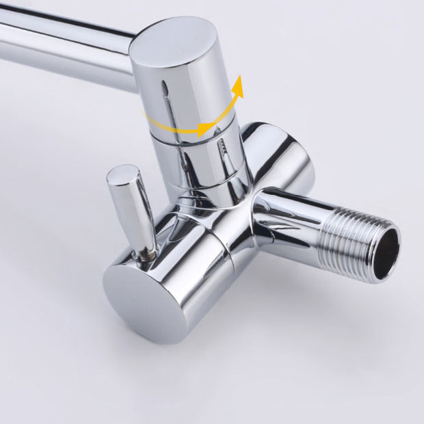 Modern Kitchen Sink Faucet Brass Lever Handles Pot Filler Kitchen Faucet