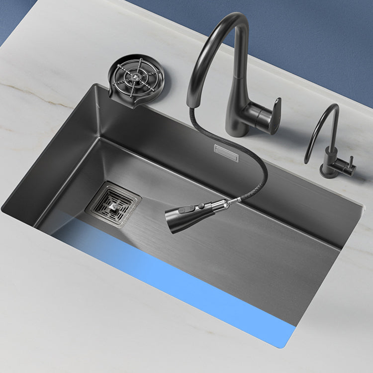 Modern Style Kitchen Sink Stainless Steel Antimicrobial Design Kitchen Sink