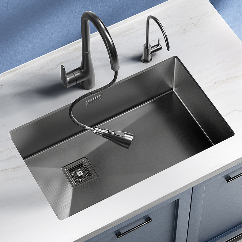 Modern Style Kitchen Sink Stainless Steel Antimicrobial Design Kitchen Sink