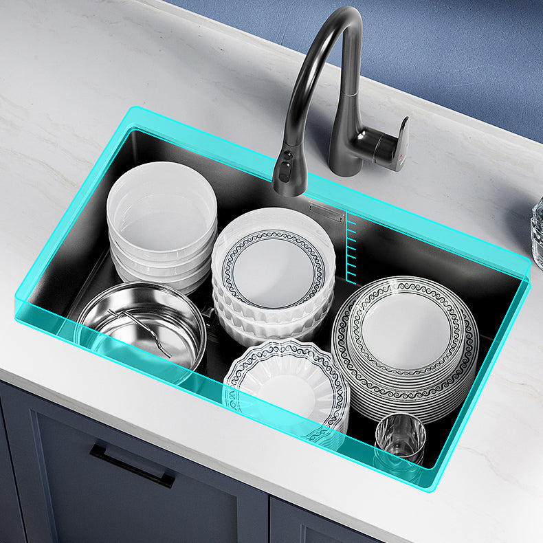 Modern Style Kitchen Sink Stainless Steel Antimicrobial Design Kitchen Sink