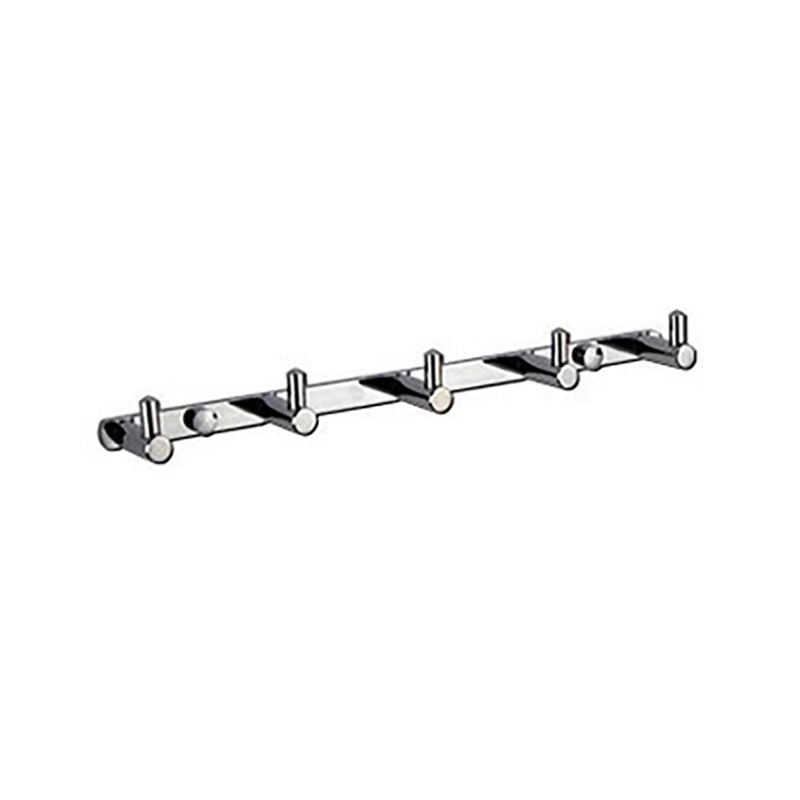 Polished Chrome Modern Bathroom Accessory Set Silver Towel Bar/Bath Shelf