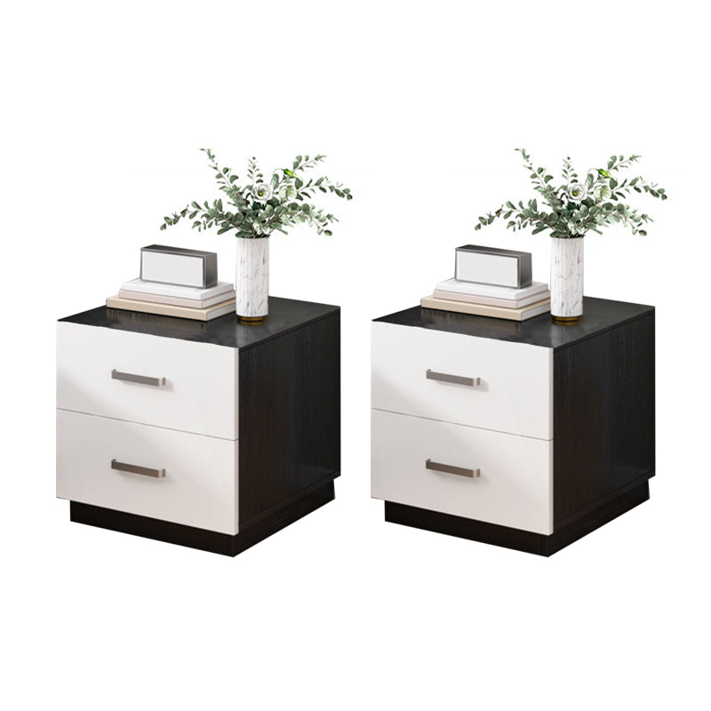 Contemporary Drawers Included Night Table Solid Wood Nightstand