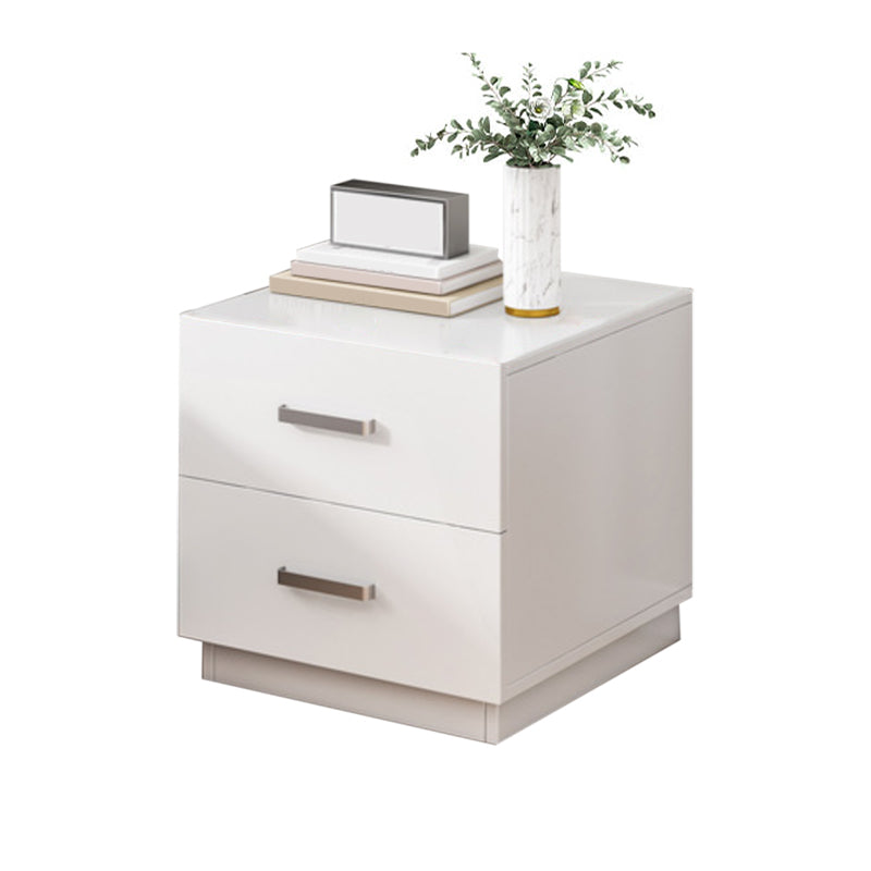 Contemporary Drawers Included Night Table Solid Wood Nightstand