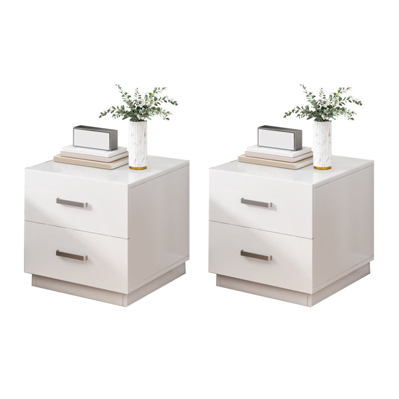 Contemporary Drawers Included Night Table Solid Wood Nightstand