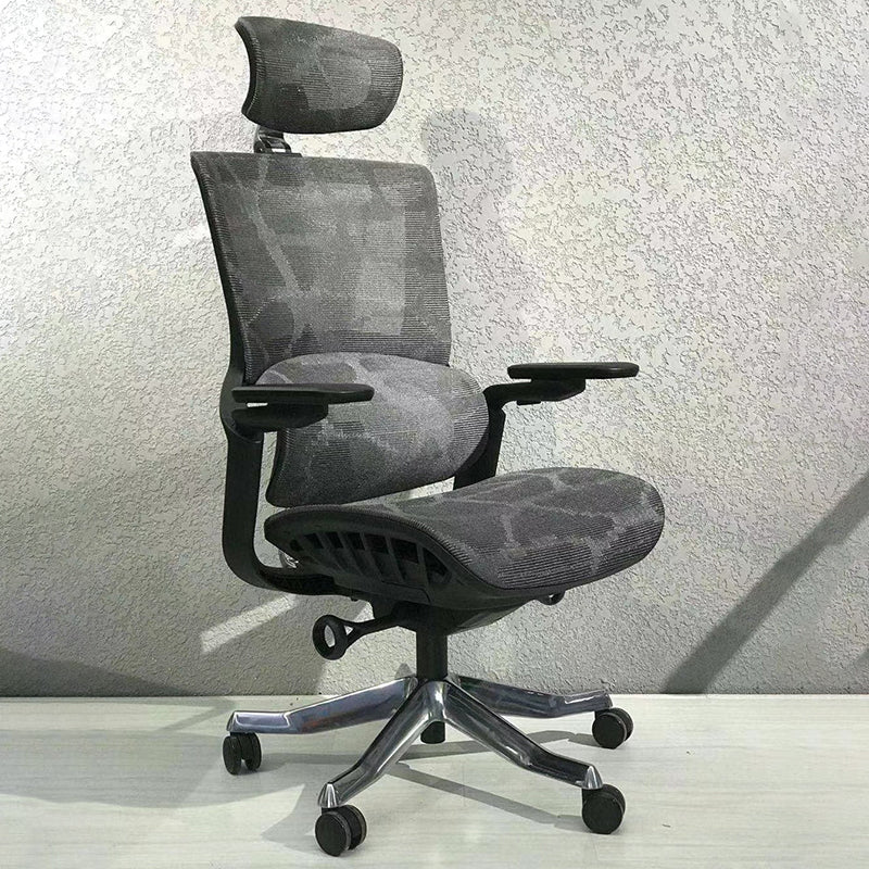 Modern Arms Included Executive Chair Height-adjustable Managers Chair for Office