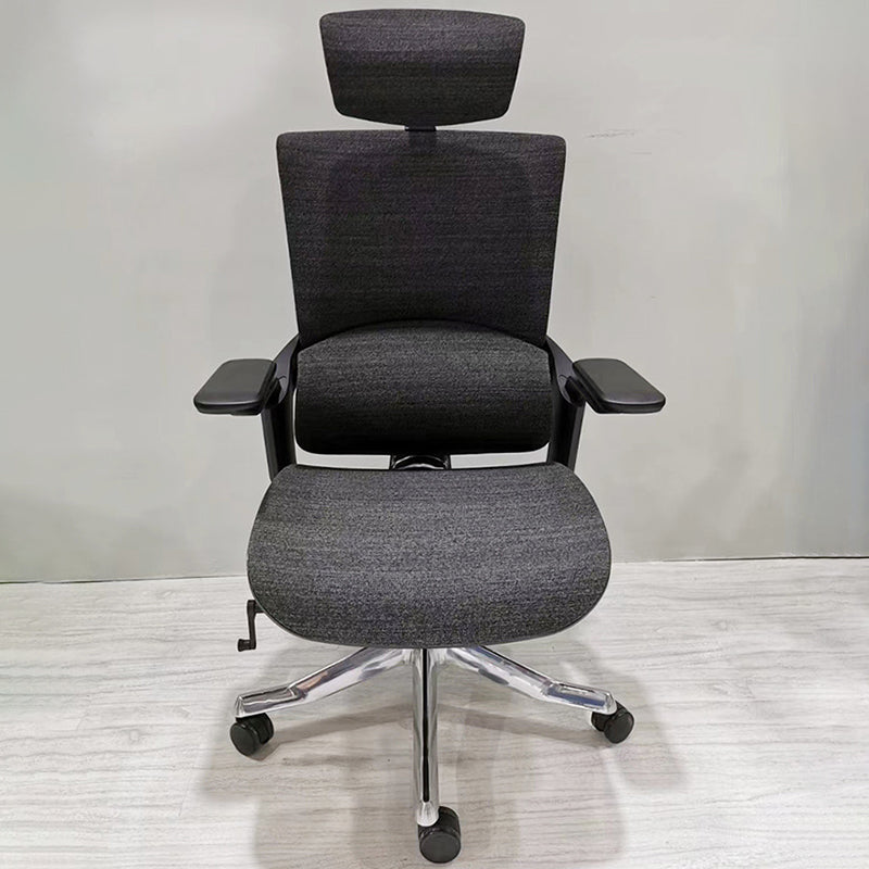 Modern Arms Included Executive Chair Height-adjustable Managers Chair for Office