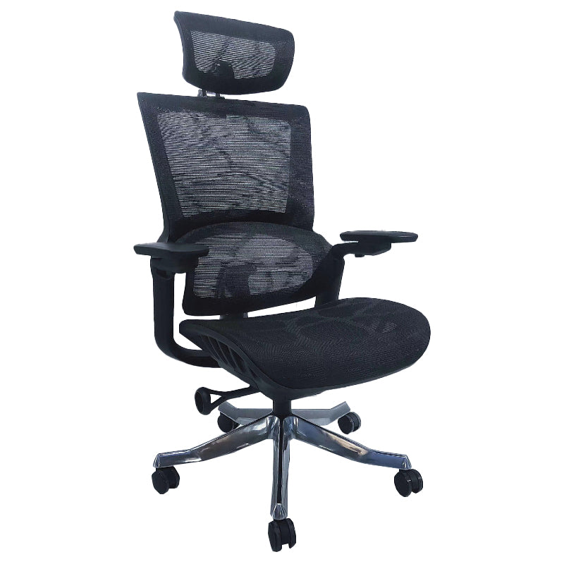 Modern Arms Included Executive Chair Height-adjustable Managers Chair for Office