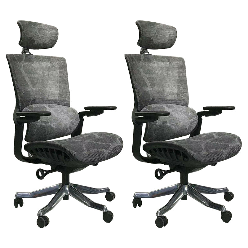 Modern Arms Included Executive Chair Height-adjustable Managers Chair for Office