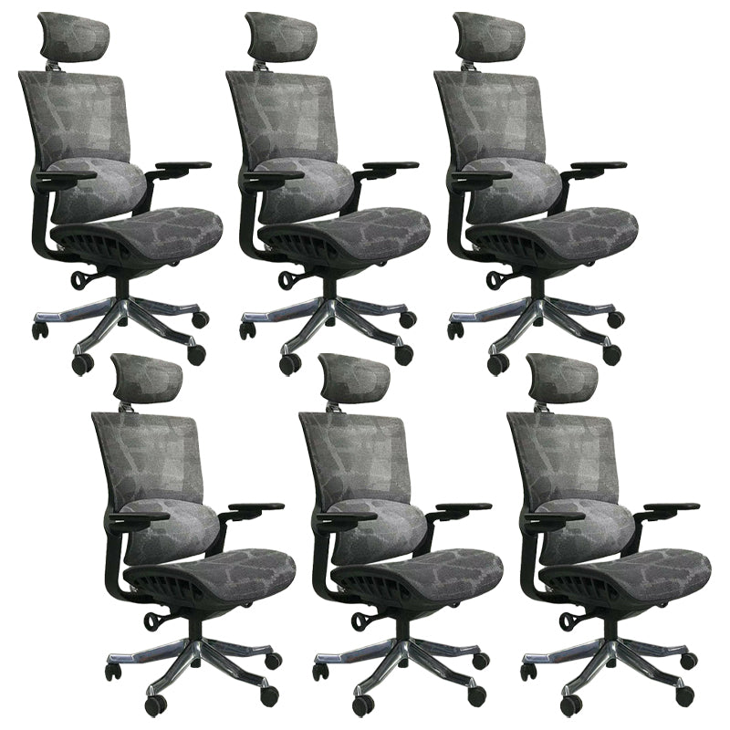 Modern Arms Included Executive Chair Height-adjustable Managers Chair for Office