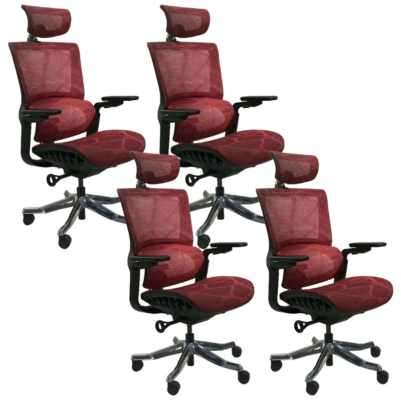 Modern Arms Included Executive Chair Height-adjustable Managers Chair for Office