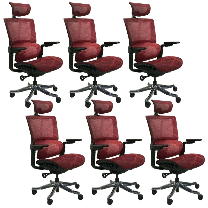 Modern Arms Included Executive Chair Height-adjustable Managers Chair for Office