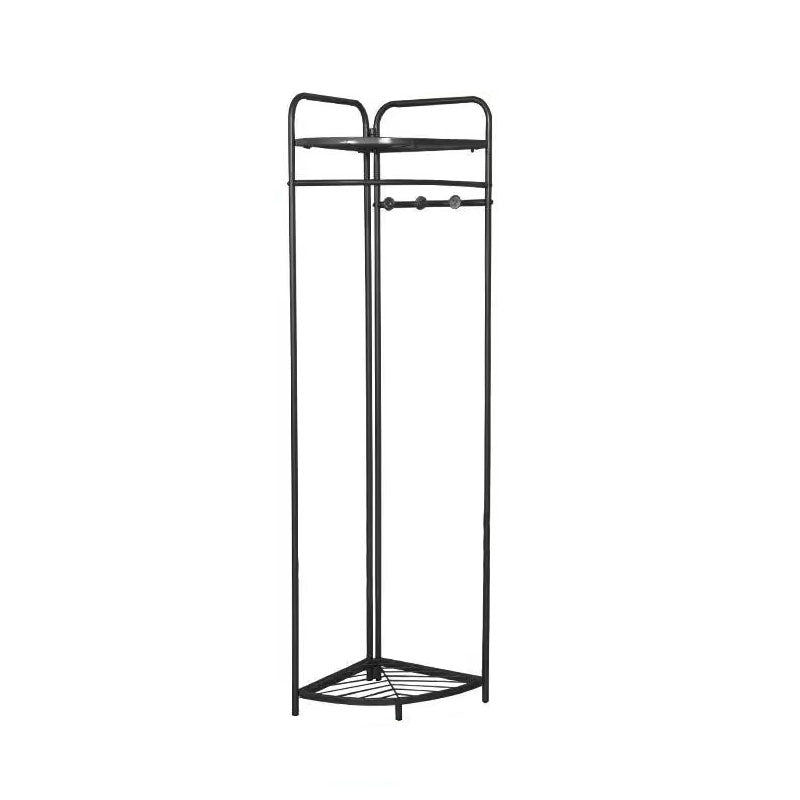 Modern Style Solid Color Coat Rack Metal Frame Coat Hanger for Bedroom