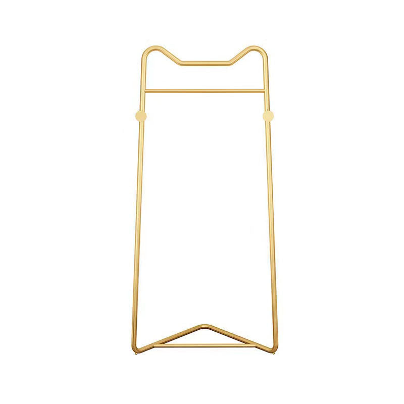 Modern Style Solid Color Coat Rack Metal Frame Coat Hanger for Bedroom