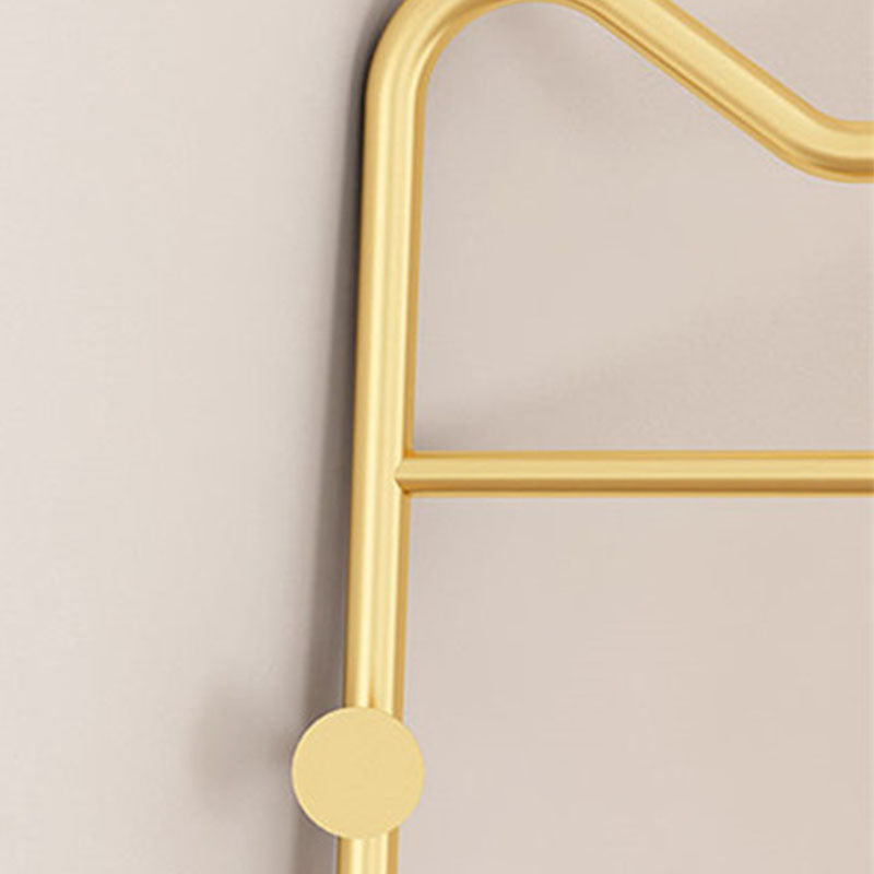 Modern Style Solid Color Coat Rack Metal Frame Coat Hanger for Bedroom