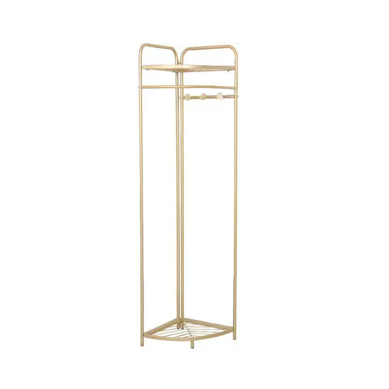 Modern Style Solid Color Coat Rack Metal Frame Coat Hanger for Bedroom