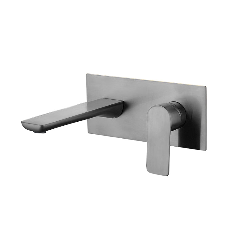 Contemporary Faucet Wall Mounted Single Lever Handle Vessel Sink Faucet