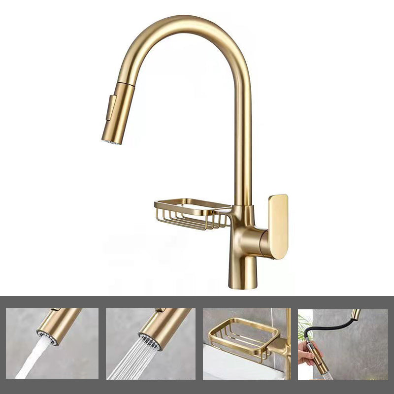 Modern 1-Handle Faucet Pull out Sprayer with Water Dispenser Faucet