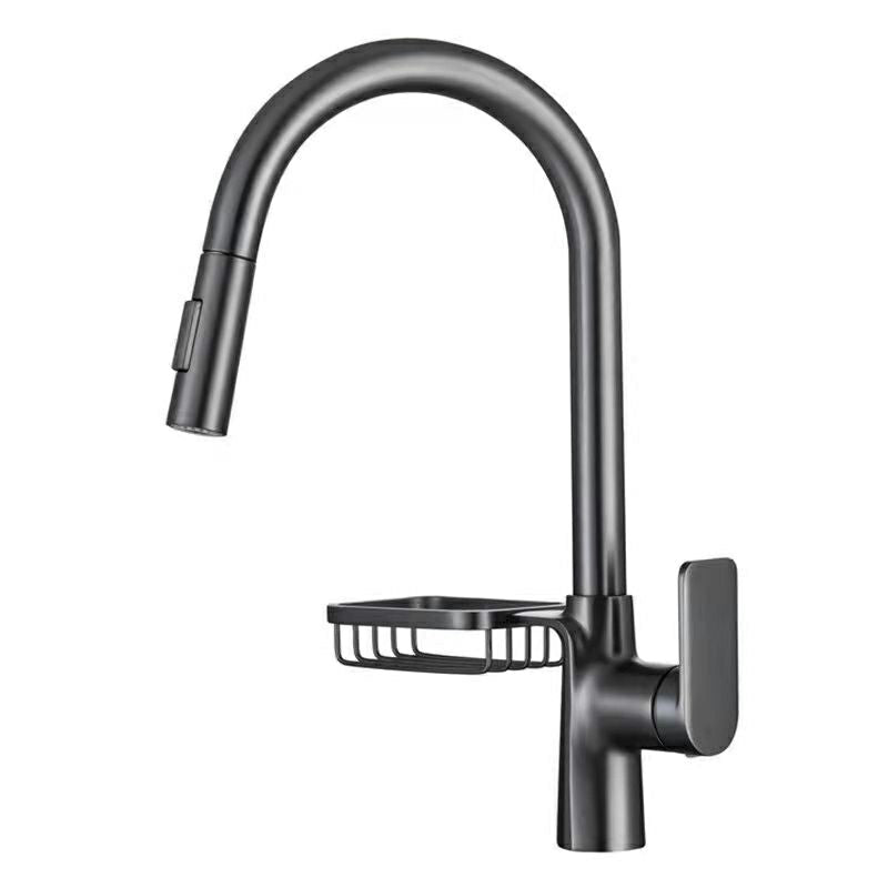 Modern 1-Handle Faucet Pull out Sprayer with Water Dispenser Faucet