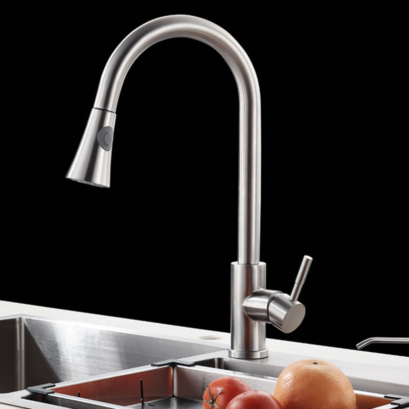 Contemporary Style Kitchen Sink Noise-cancelling Design Stainless Steel Kitchen Sink