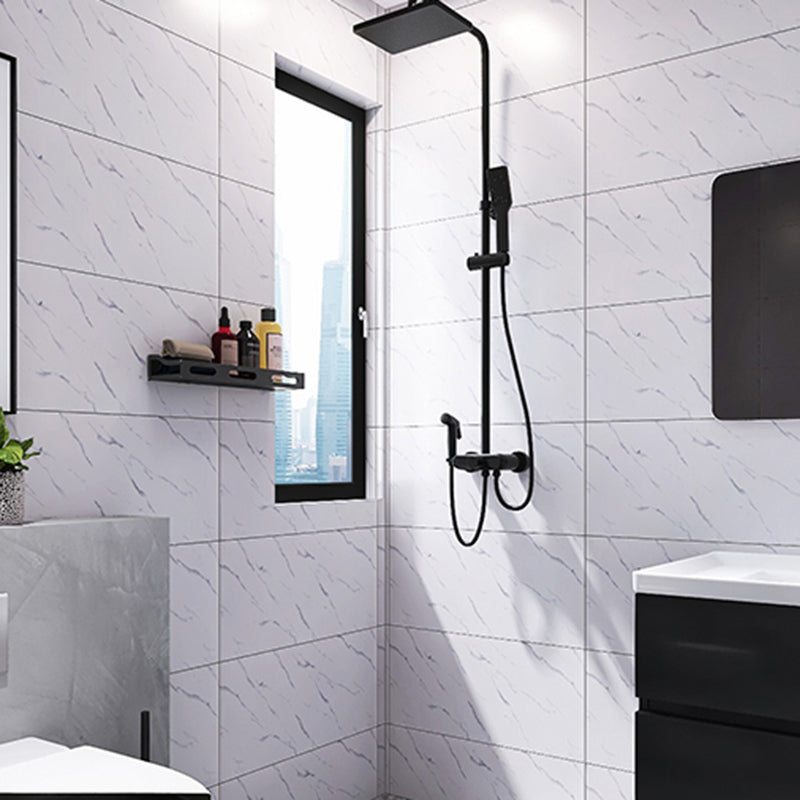 Modern Bathroom Wall Tile Peel and Stick Waterproof Imitation Ceramic Tile