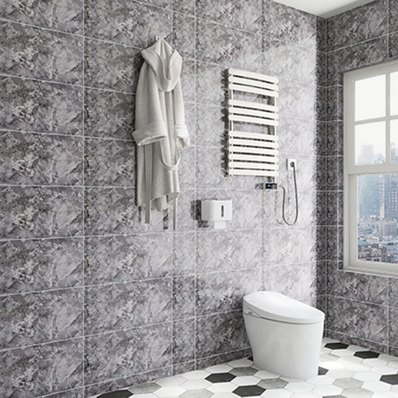 Modern Bathroom Wall Tile Peel and Stick Waterproof Imitation Ceramic Tile