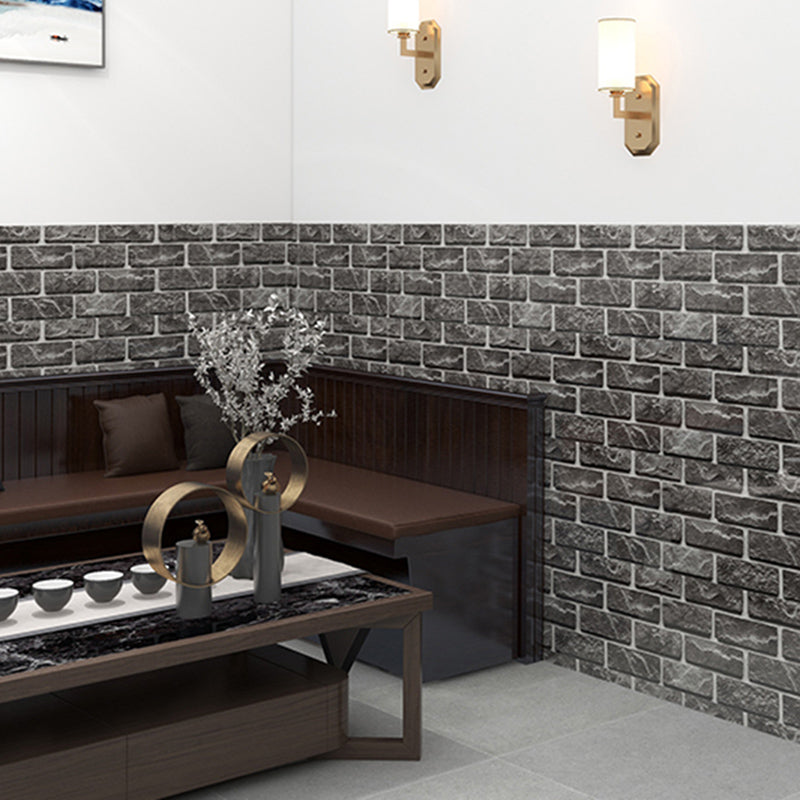 Faux Brick Wall Paneling Peel and Stick Waterproof Living Room PVC Wall Ceiling